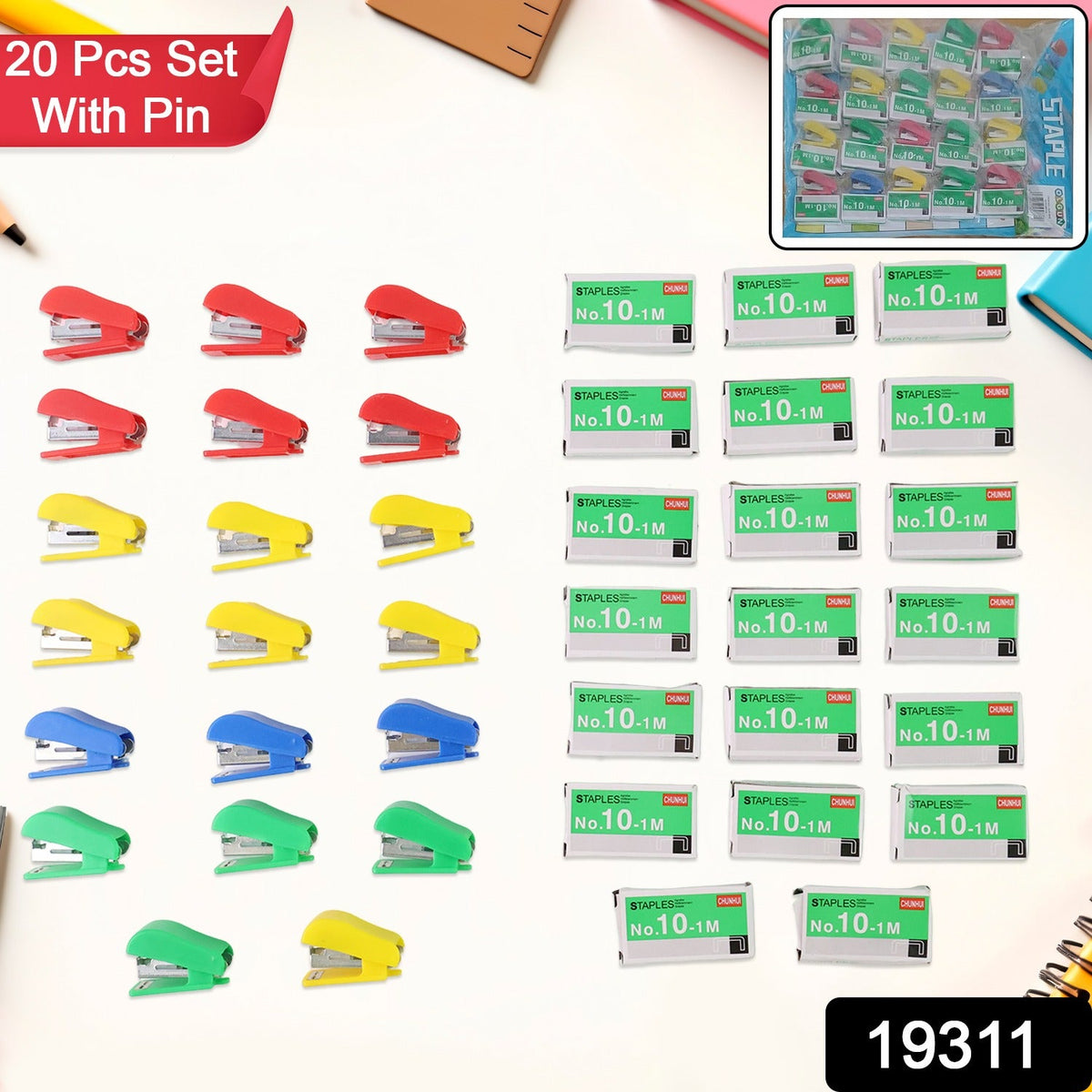 No.10 Mini Stapler Set with Staples