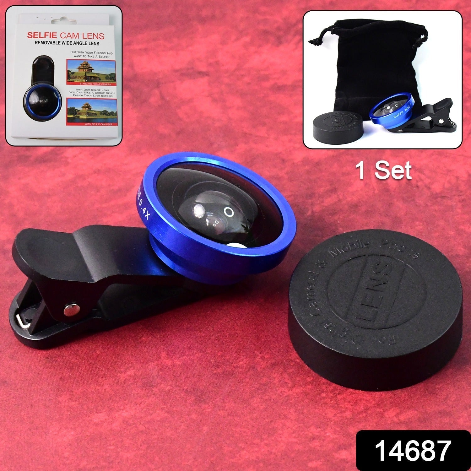 Compact Clip-On Selfie Enhancement Lens
