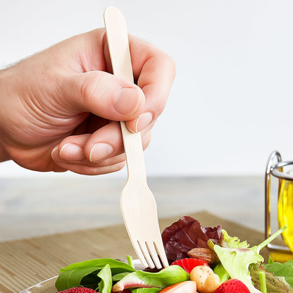 Freshee 160mm Wooden Fork – 30 Pcs Pack