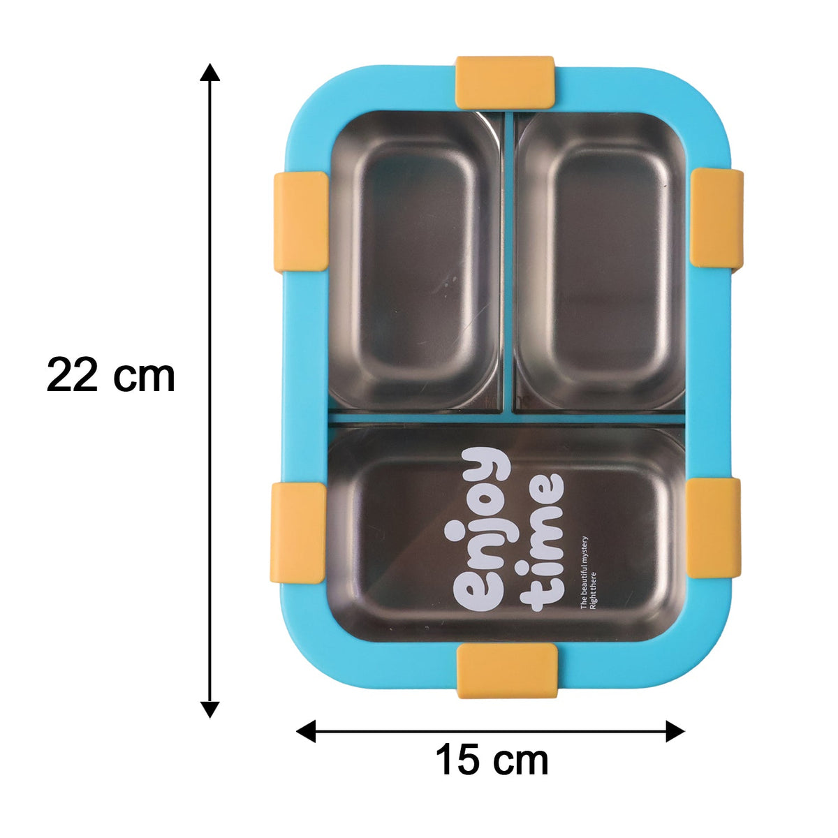 compartment lunch box steel
