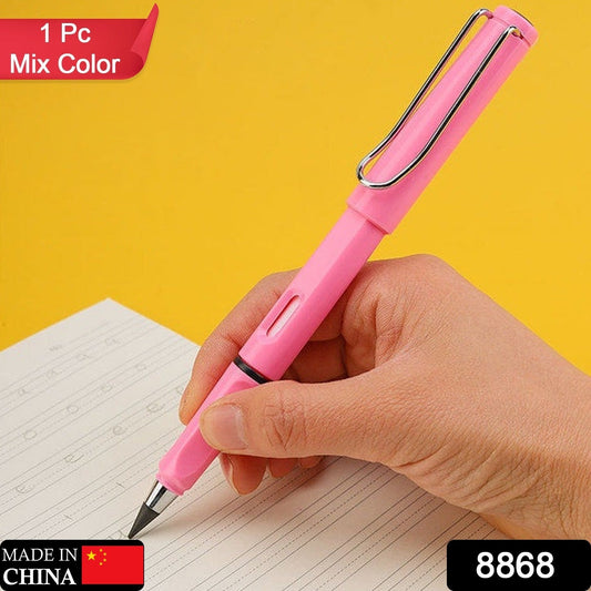 2-in-1 Everlasting Magic Pencil with Replaceable Eraser  (1 Pc / Mix Color)