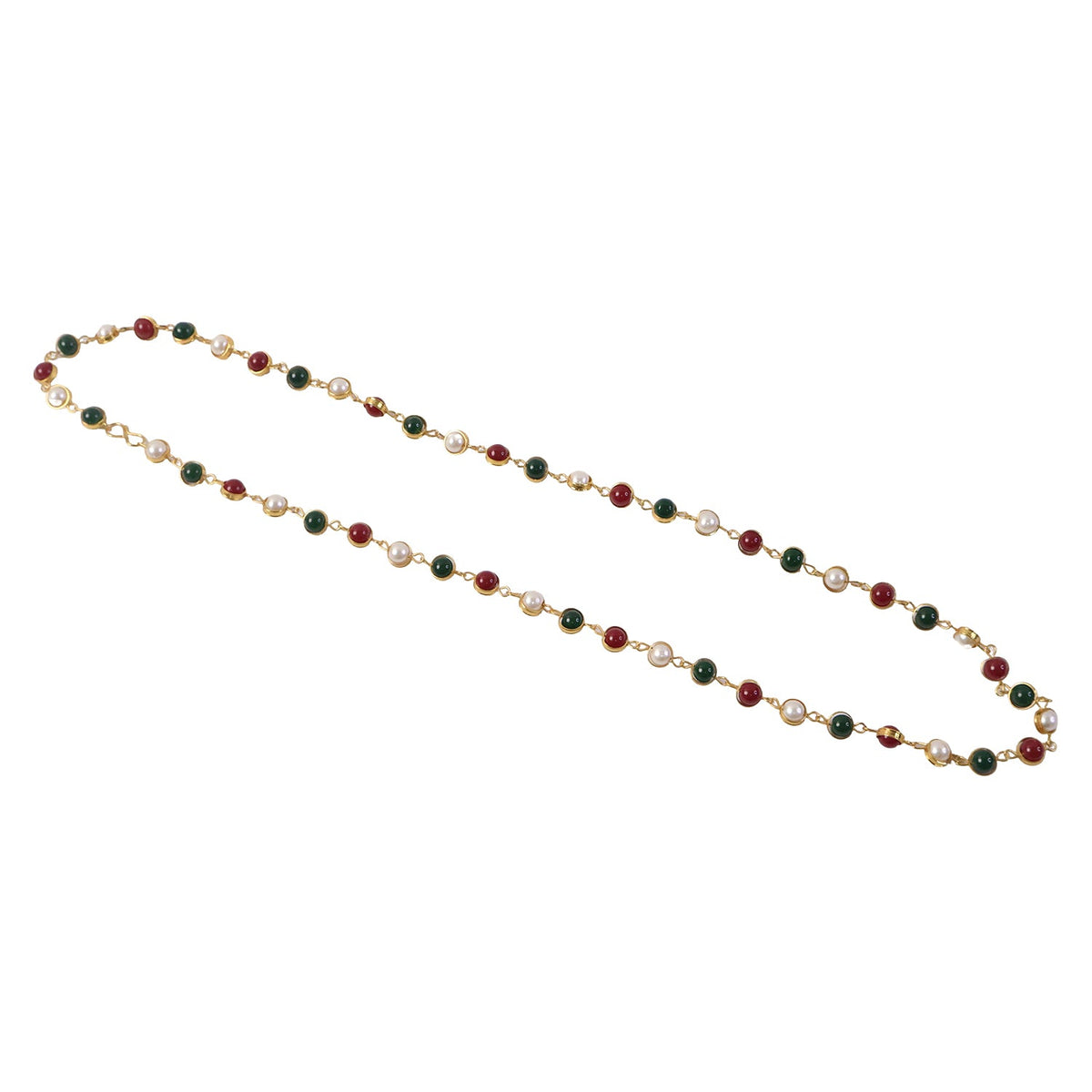 Ethnic pearl necklace