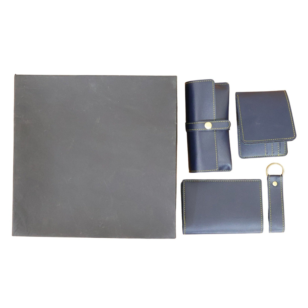 stylish men gift set with wallet belt and accessories