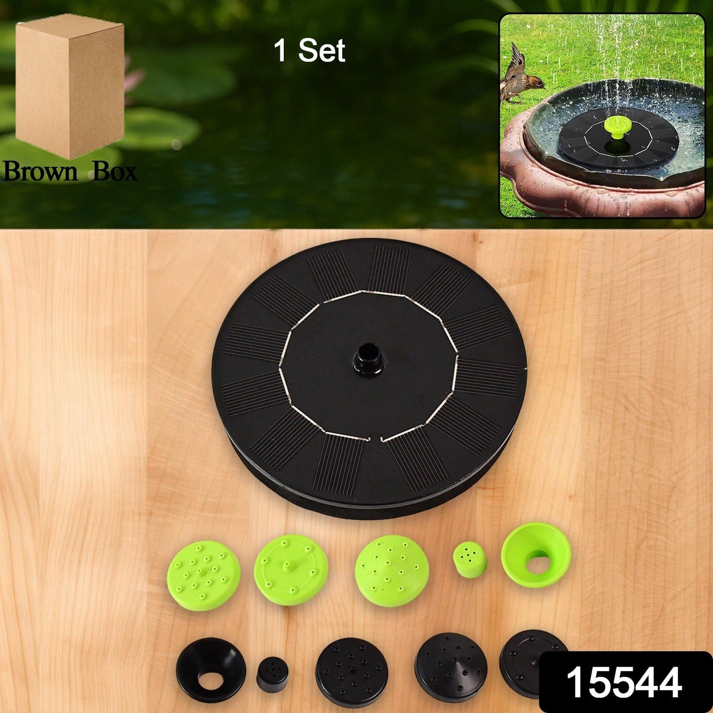 Lush Mist Solar Water Jet