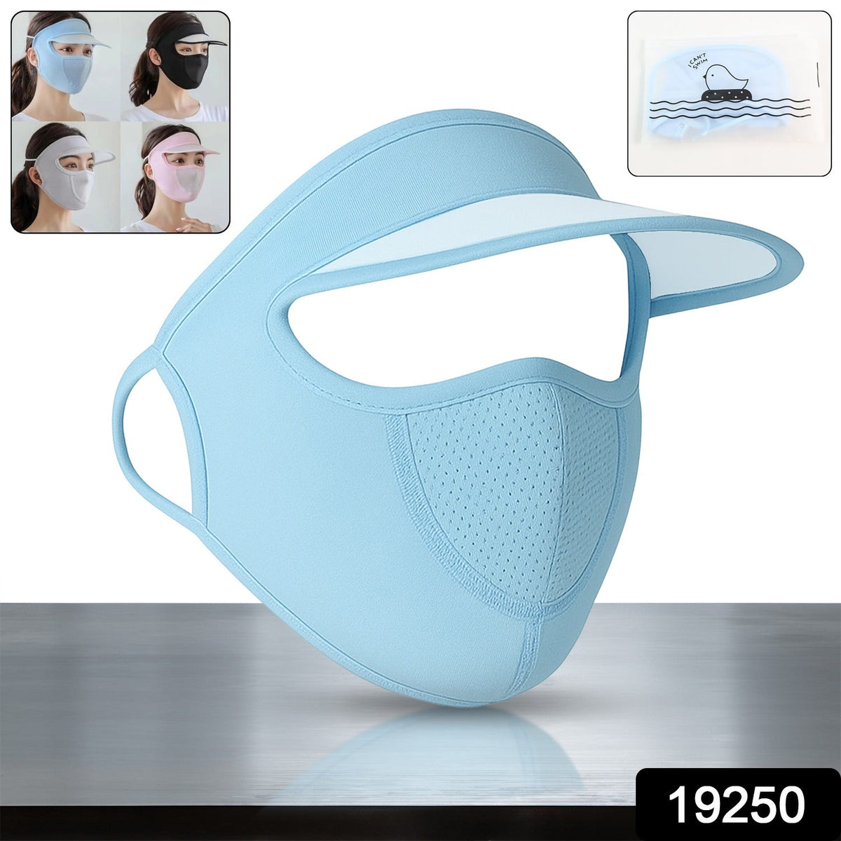  Women UV Protection Cap with Built-in - lifestyle