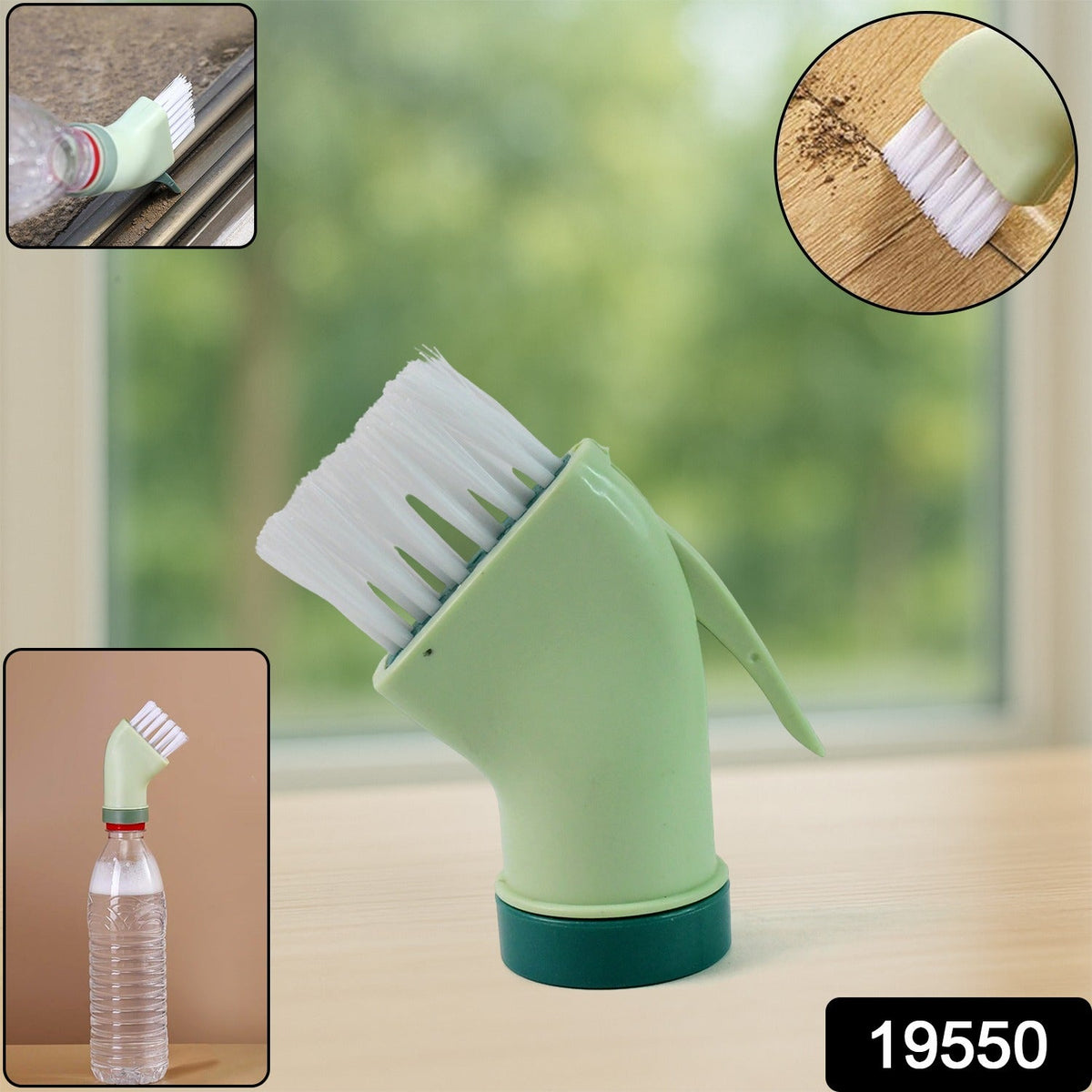 Kitchen Utility Brush with Scraper