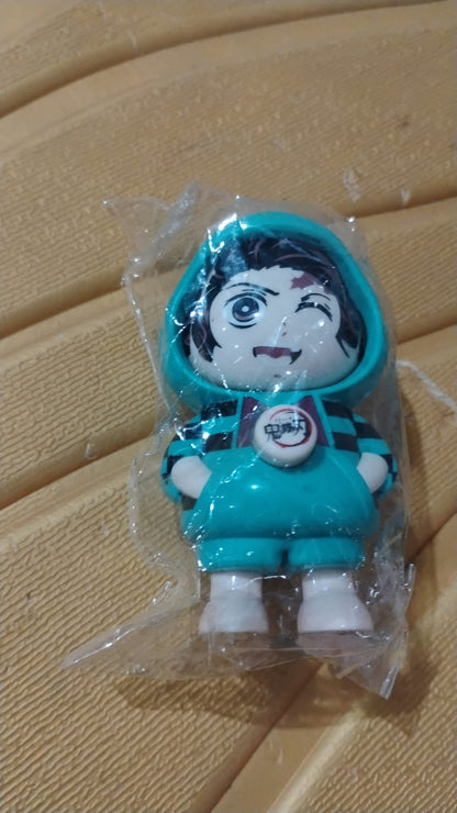 Cartoon Character Design Cute Action Figure Keychain (Mix  Design & 1 Pc)