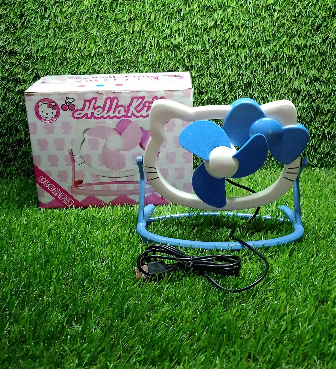 USB Mini Fan: Cute, Quiet & Portable Desk Buddy (Battery Not Included)