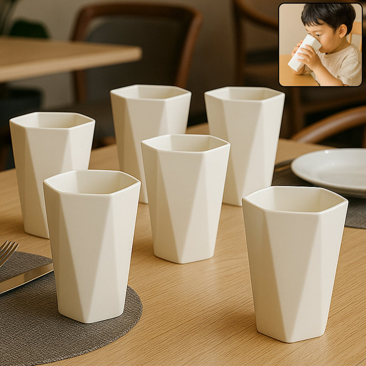 Household Plastic Glass Set