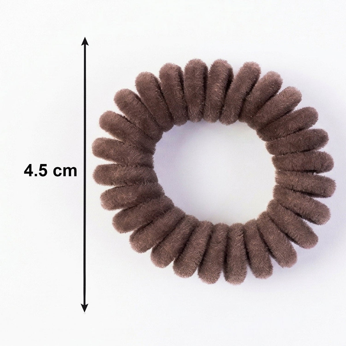 Soft Stretchable Telephone Wire Style Hair Bands Set (1 Pc)