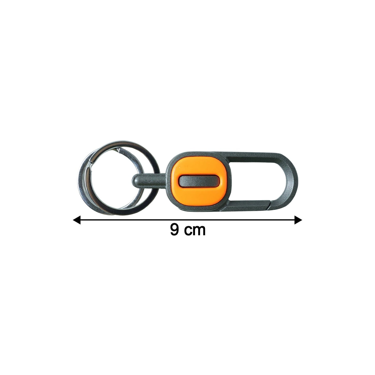 Premium Metal Carabiner Key Holder Keychain with Key Ring (1 Pc)