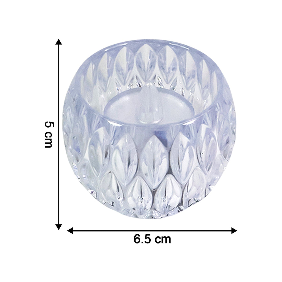 Set of 12 Crystal Style LED Decorative Lamps / Candle
