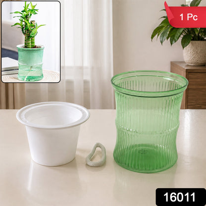 Self-Watering Transparent Planter Pot 