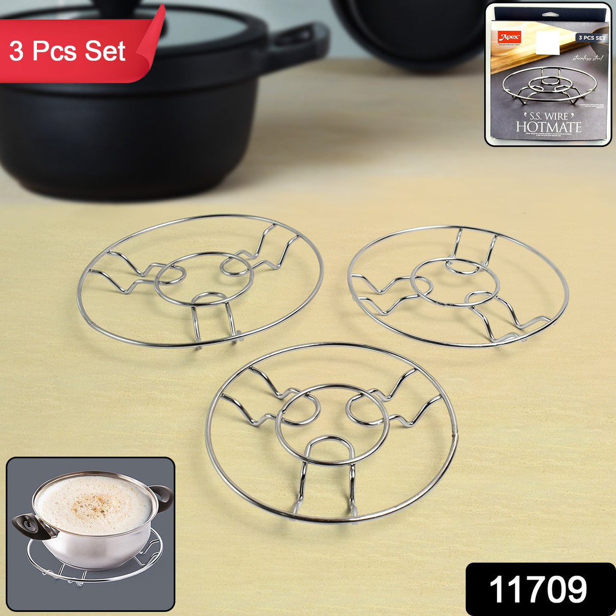 Pure Steel Hot mate Set