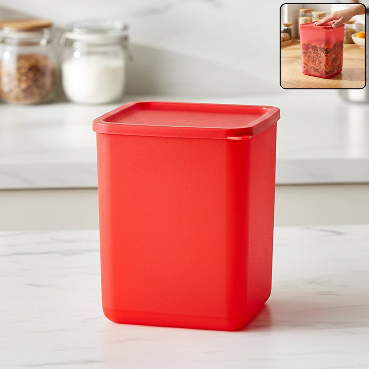 Matt finish storage container