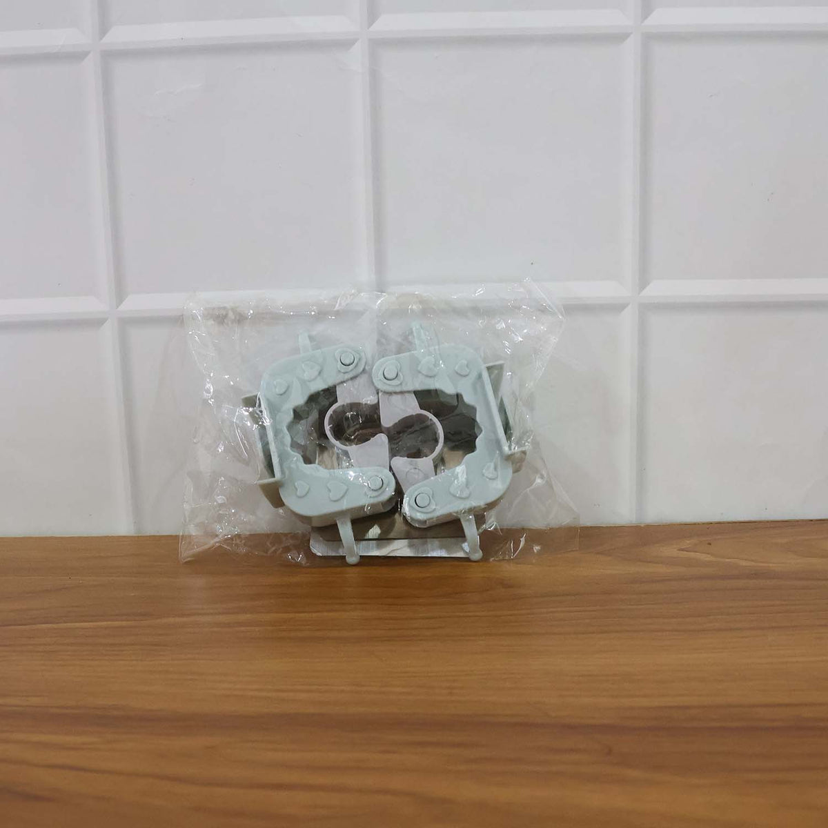 Wall Mounted Mop and Broom Holder Clip (2 Pc)