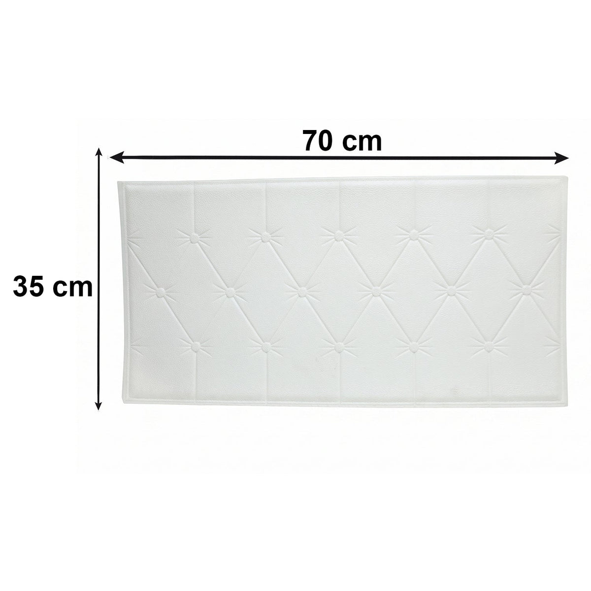bedroom decorative foam wall tile white